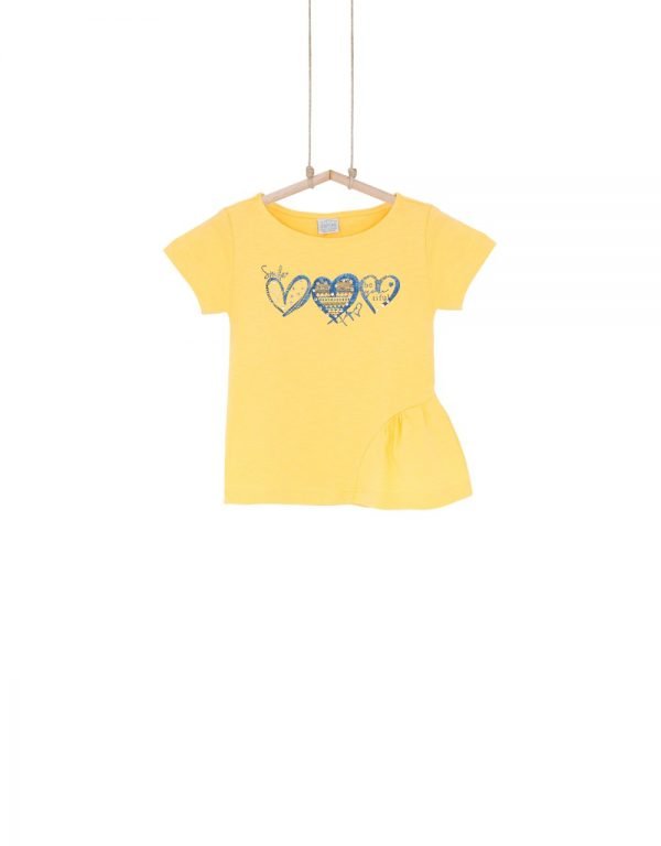 tričko žlté dievčenské
