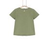dievčenské tričko olivové