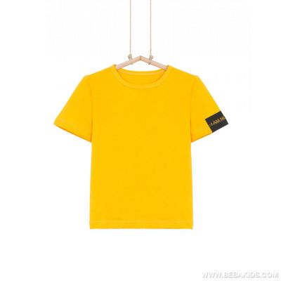 žlté tričko pre chlapcov