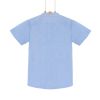 chlapčenská košeľa modrá na leto