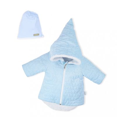 Zimný dojčenský kabátik s čiapočkou Nicol